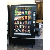 Crane National 167D Snack Vending Machine Surevend led lights used refurbished