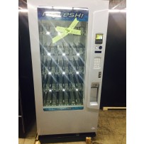 Vendo Vue 30 Soda Vending machine glass front robotic arm refurbished used